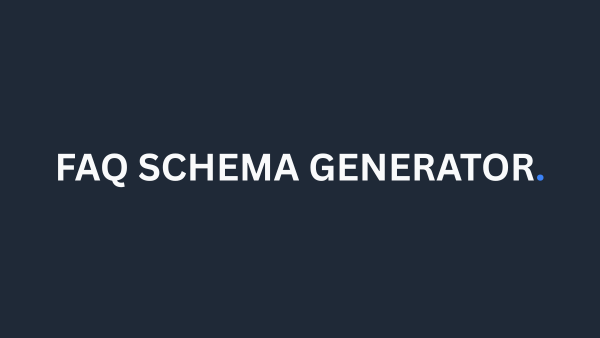 FAQ Schema Generator dashboard preview