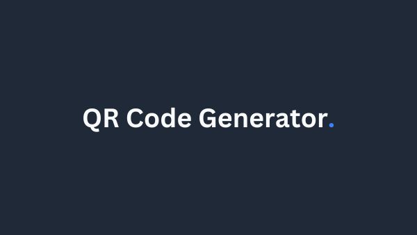 QR Code Generator dashboard preview