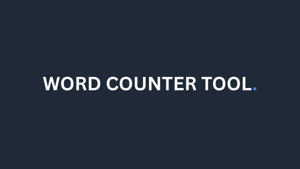 Word Counter Tool dashboard preview